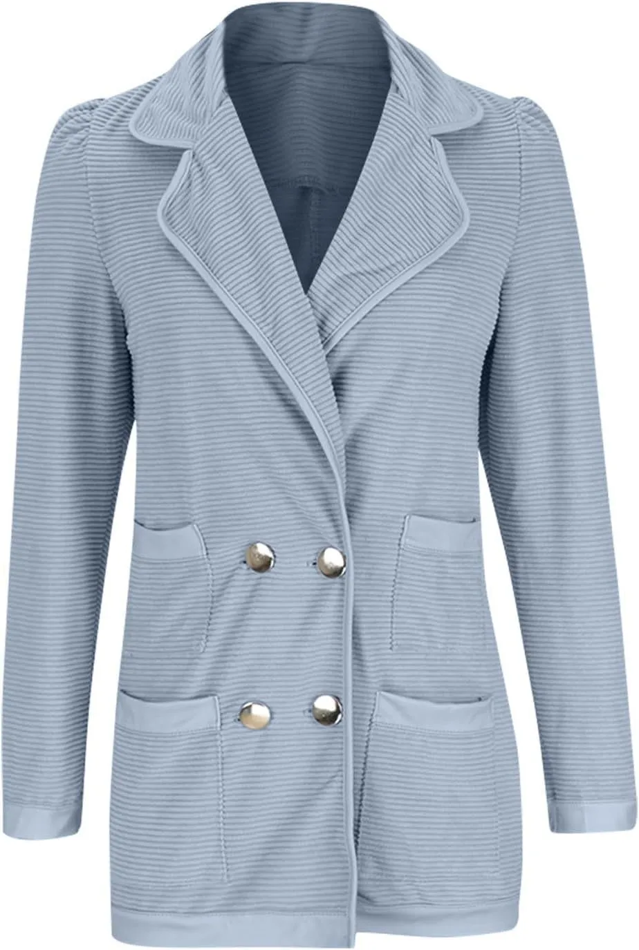 Winter Jackets for Women Long Sleeve Turndown Collar Blazer Casual Comfy Button up Corduroy Coats Outerwear