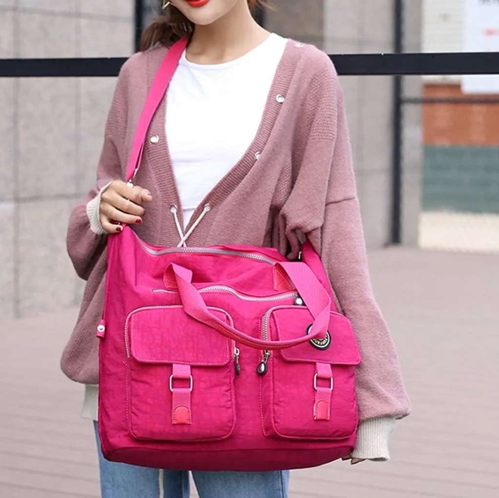 Women Fashion Large Capacity Single Shoulder Travel Bags Messenger Bag Vintage Handbags