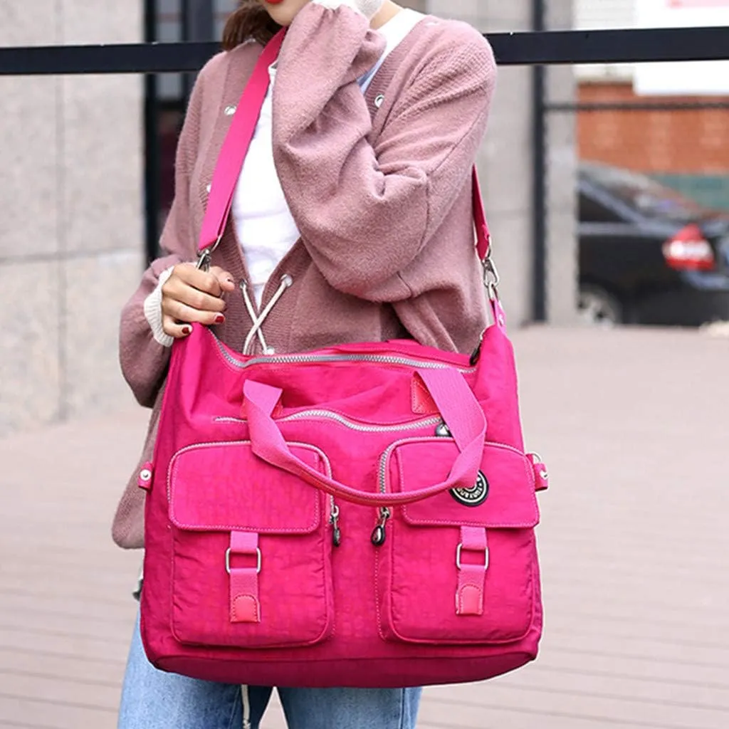 Women Fashion Large Capacity Single Shoulder Travel Bags Messenger Bag Vintage Handbags