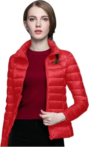 Women Winter Coat Women Warm Lightweight Jacket Hoodless Windproof Winter Coat With Recycled Insulation Jacket
