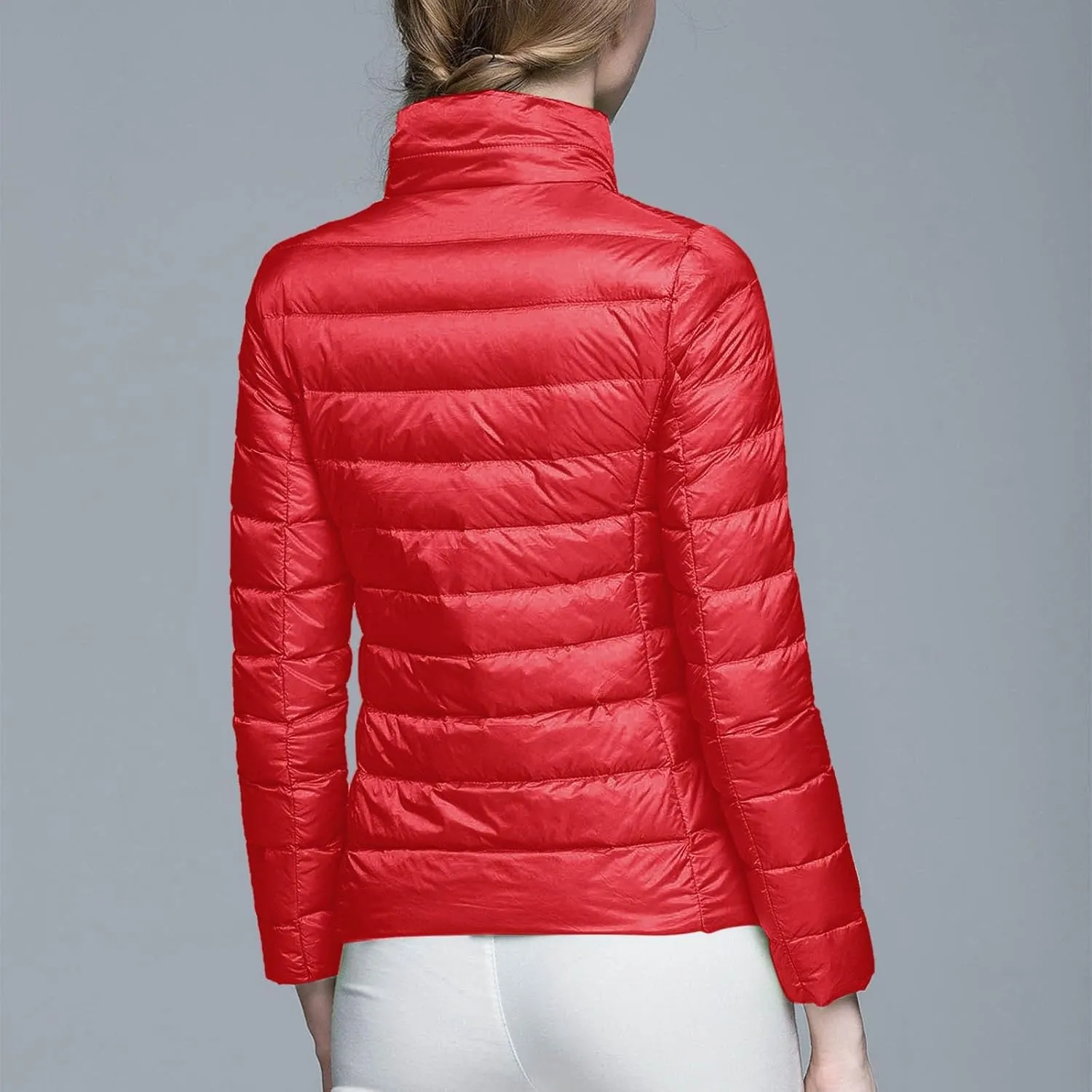 Women Winter Coat Women Warm Lightweight Jacket Hoodless Windproof Winter Coat With Recycled Insulation Jacket