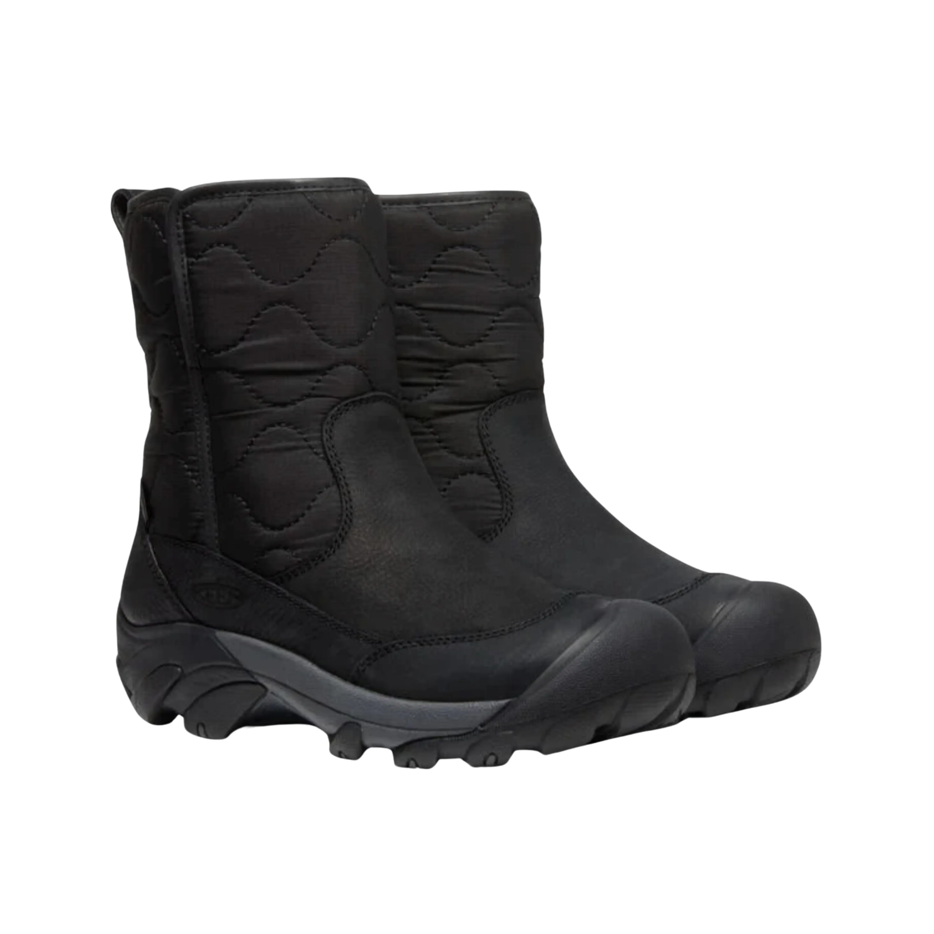 Women's Betty Waterproof Pull-On Boot - Black/Black (Regular Width)