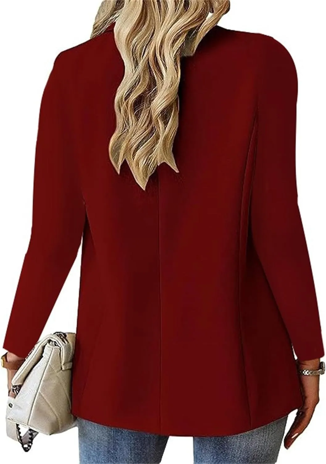 Womens Casual Blazers Business Casual Dressy Long Sleeve Jackets Summer Blazers for Women Lightweight