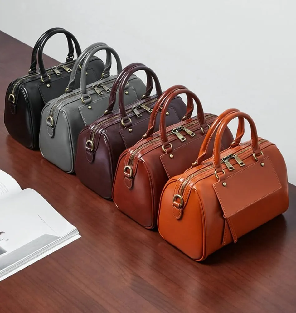 Womens Crossbody Bags Genuine Leather Trendy Shoulder Purse with Adjustable Strap Ladies Totes Handbags Satchel