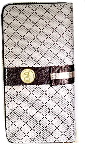 Women's Designer Wallet RFID Blocking DA Leather Wallets Large Phone Holder Wristlet wallets for women