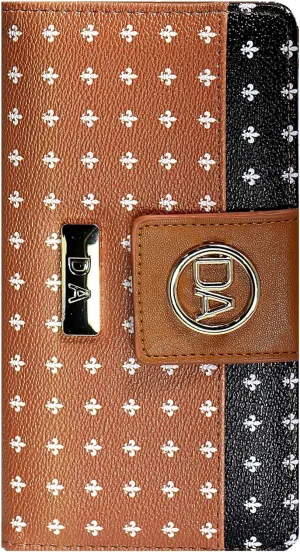 Women's Designer Wallet RFID Blocking DA Leather Wallets Large Phone Holder Wristlet wallets for women