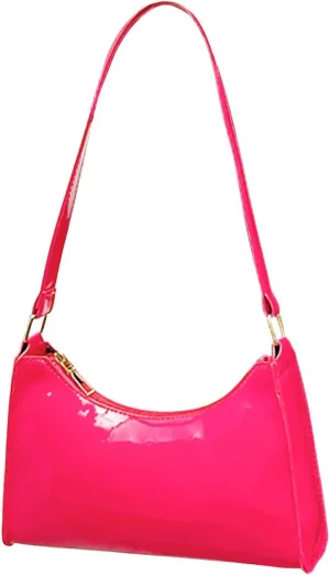 Women's Purses and Handbags Small Capacity Cute Patent Leather Shoulder Bags Shiny Evening Fashion Handbag