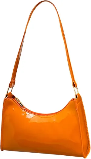 Women's Purses and Handbags Small Capacity Cute Patent Leather Shoulder Bags Shiny Evening Fashion Handbag