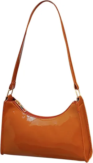 Women's Purses and Handbags Small Capacity Cute Patent Leather Shoulder Bags Shiny Evening Fashion Handbag