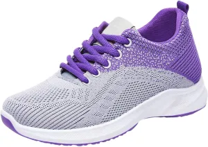 Womens Sneakers Air Cushion Wide Width Toe Walking Running Shoes Arch Support Mesh Breathable Lightweight Fashion Tennis Shoes Athletic Comfortable Casual Gym Work Sneakers