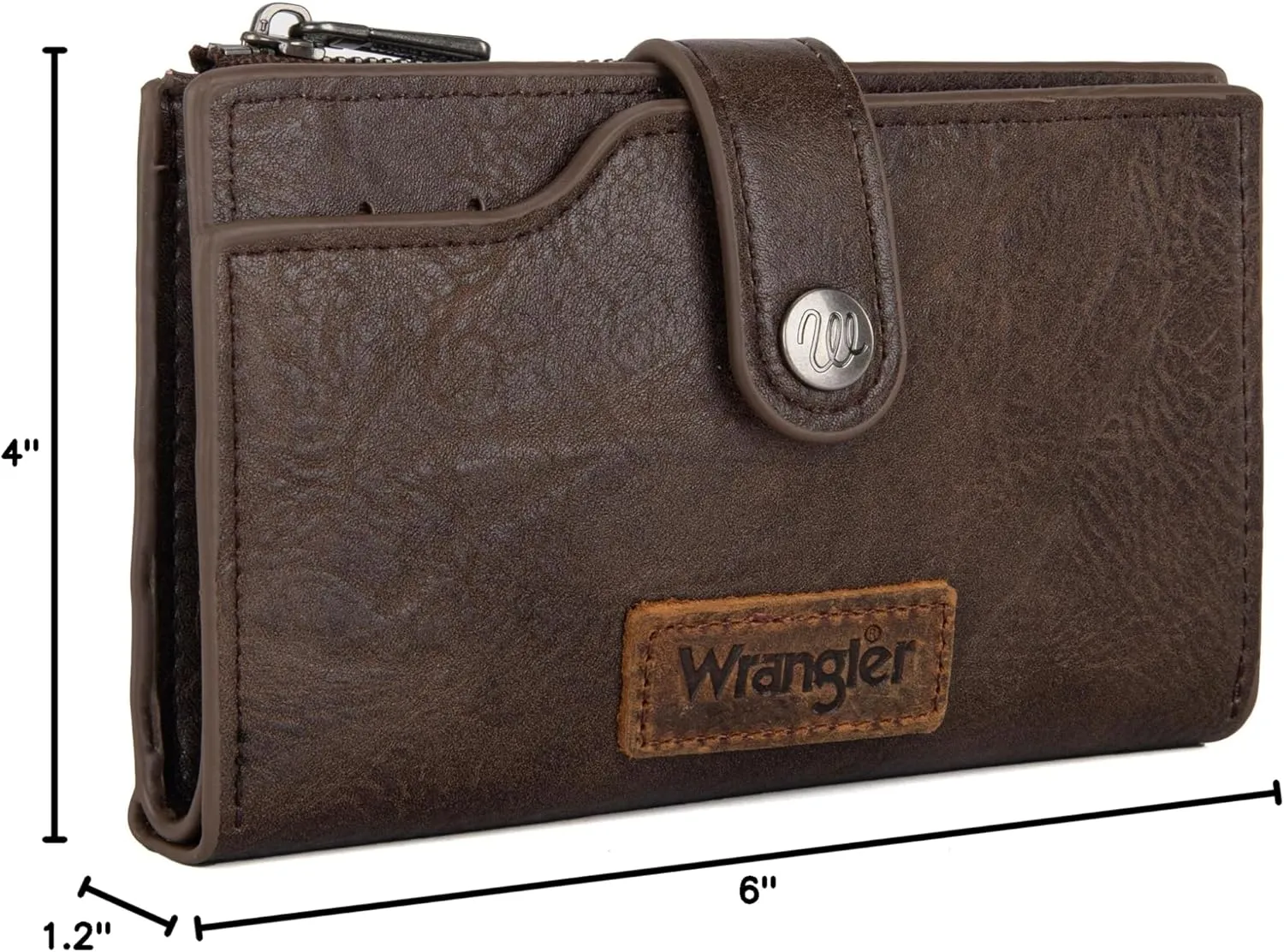 Wrangler Wallets for Women Slim Bifold Credit Card Holder