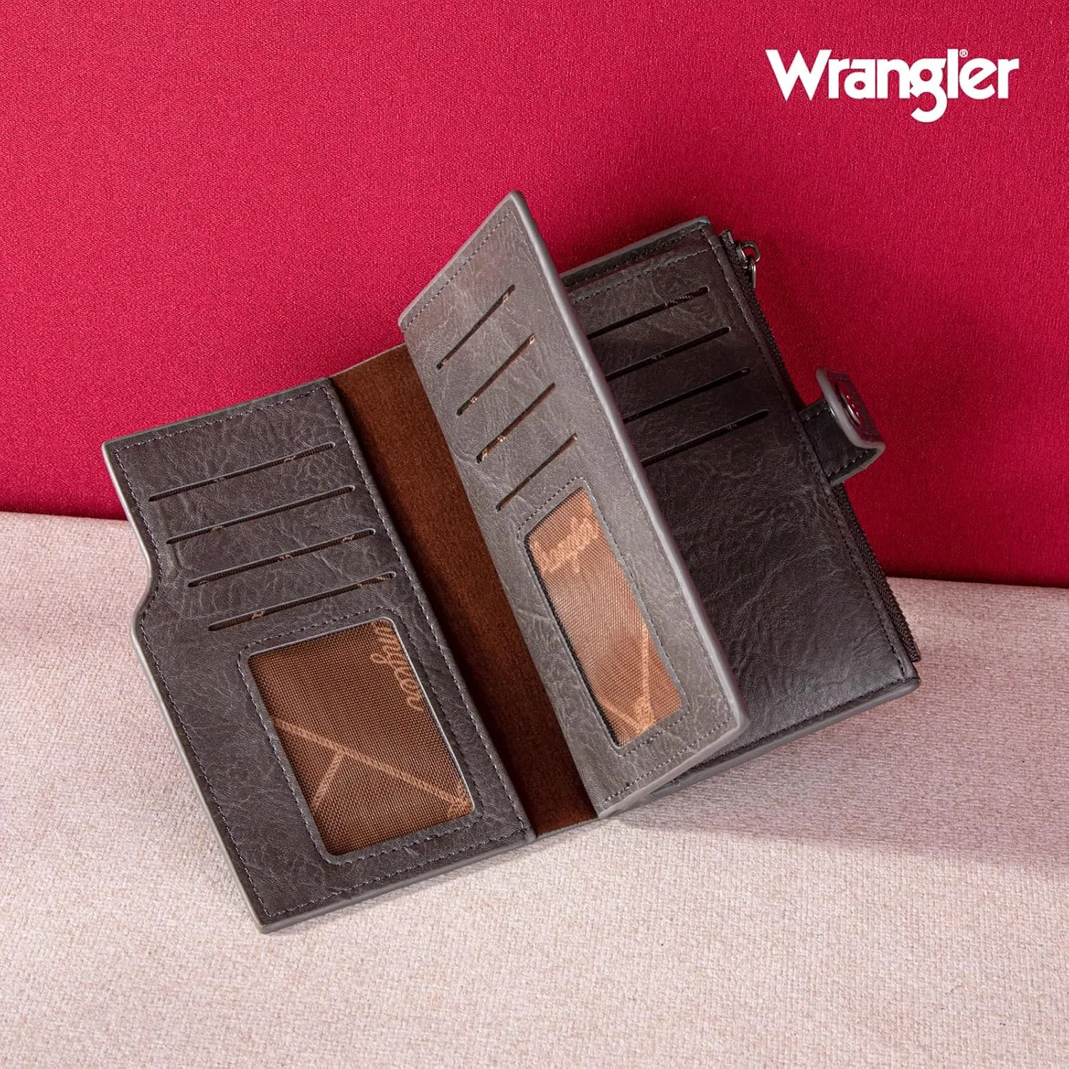 Wrangler Wallets for Women Slim Bifold Credit Card Holder