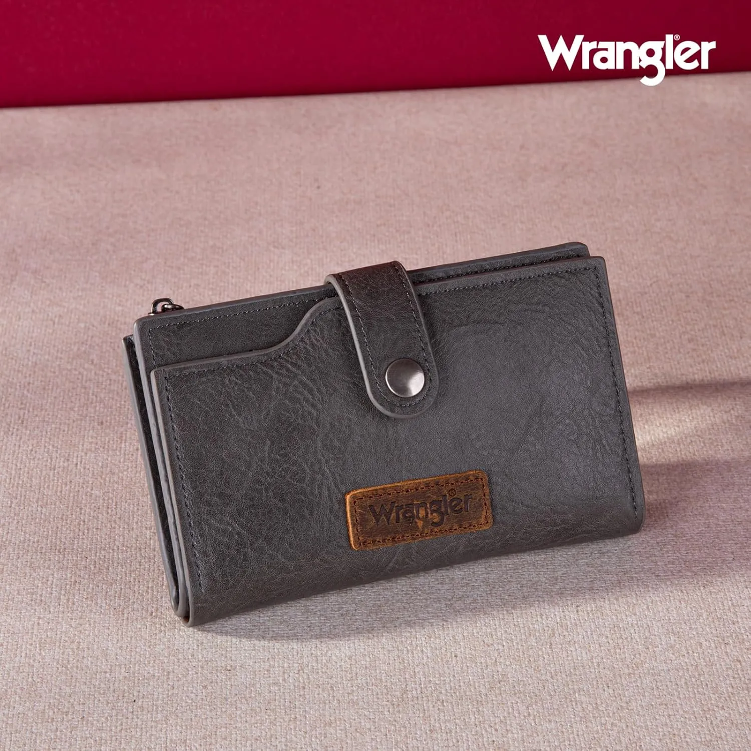 Wrangler Wallets for Women Slim Bifold Credit Card Holder