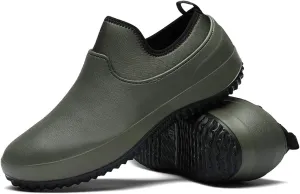 YUKTOPA Mens Womens Waterproof Non Slip Work Clogs Oil Resistant Chef Shoes Safety Garden Shoes Work Shoes