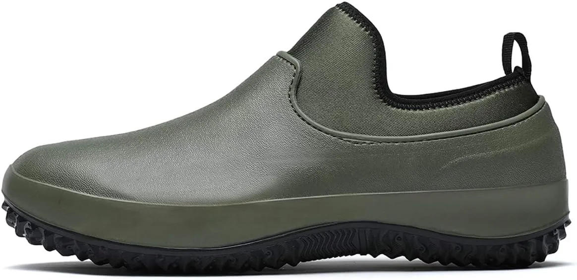 YUKTOPA Mens Womens Waterproof Non Slip Work Clogs Oil Resistant Chef Shoes Safety Garden Shoes Work Shoes